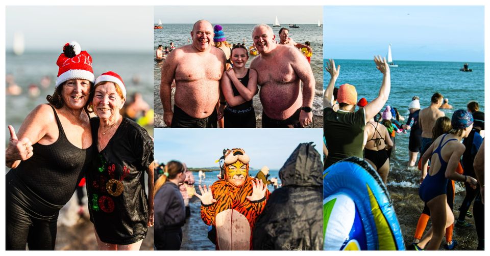  Cheers and laughter as swimmers take the plunge into 2026. (Photo by: Hannah Daygo)