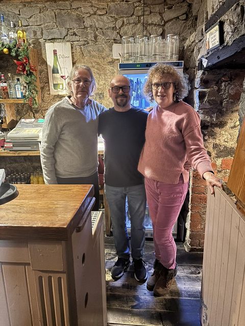Owners of local health food shop Open Sesame paid a last visit on Tuesday PIC CREDIT: Facebook/Open Sesame