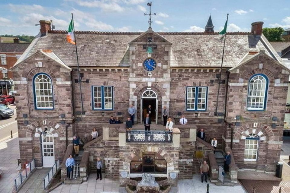 The town hall in the Cork town of Macroom, which is being established as the county's decarbonising zone