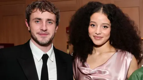 Getty Images Paul Mescal and Chase Infiniti attend the 37th Annual Palm Springs International Film Awards after party at Parker Palm Springs on January 03, 2026 in Palm Springs, California. 