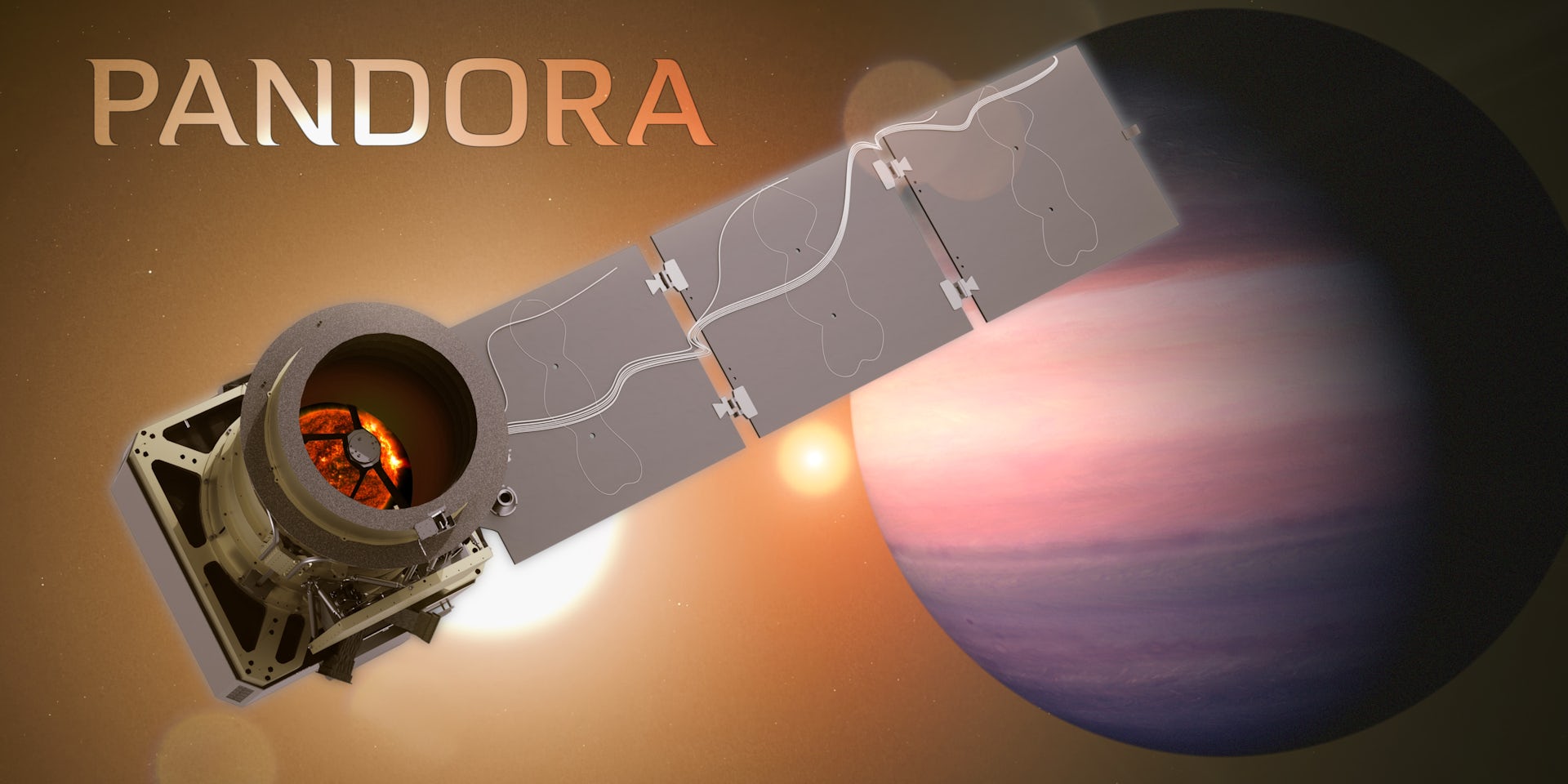 Artist&rsquo;s concept of NASA&rsquo;s Pandora Space Telescope.