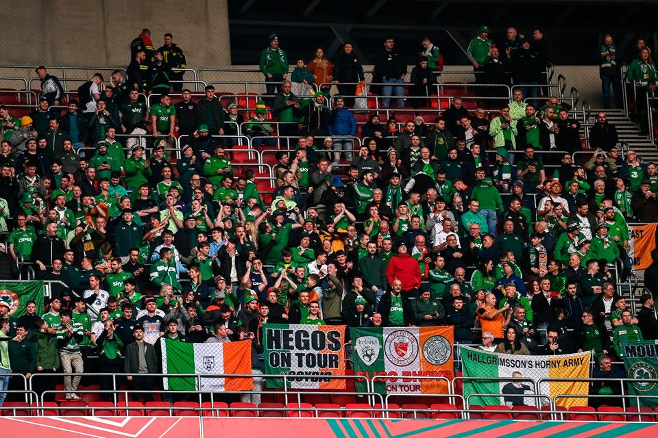 Ireland fans will face a scramble for tickets for the World Cup qualifying play-off in Prague next March. Photo: Stock Image.