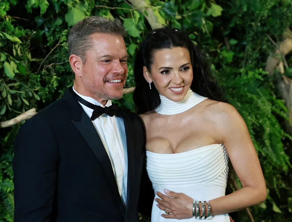 Getty Matt Damon and Luciana Damon on May 6, 2024