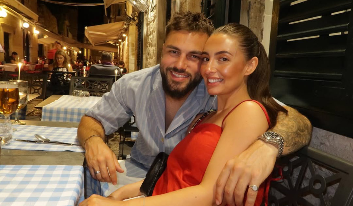 Finlay Tapp and his partner Jess have welcomed their first child. Pic: Finlay Tapp / Instagram