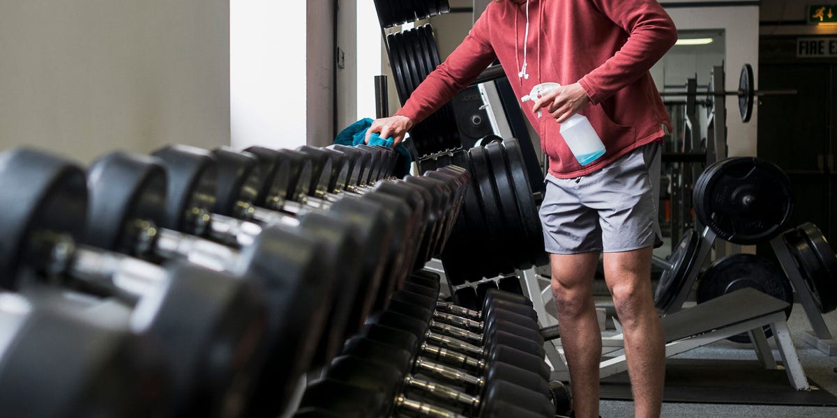 How to Clean Your Dumbbells, According to a Gym Owner