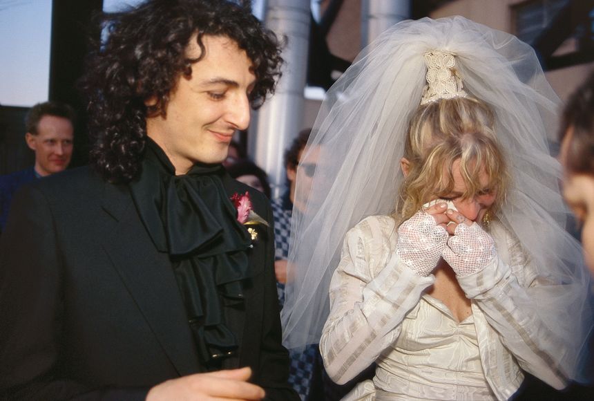 Nan Goldin <em>Cookie and Vittorio's wedding, NYC</em> (1986) from “The Ballad of Sexual Dependency,” 1973–86, 126 archival pigment prints, in frames, each: 15 3/4 × 11 × 1 1/8 inches (40 × 27.9 × 2.9 cm), overall dimensions variable, edition of 10