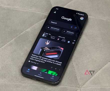 Google app on the Pixel 9 Pro XL showing the Discover Feed