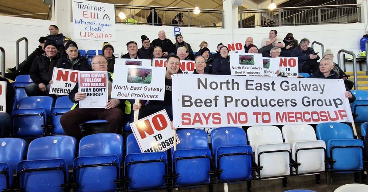 "Government sent clear message by rural Ireland" - local TD speaks at anti-Mercosur protest