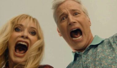 Barbara Crampton & Rob Huebel Scream in First Image from Horror Anthology 'Grind'