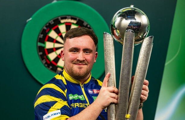 Luke Littler thrashes Gian van Veen to clinch back-to-back world darts titles - The Journal