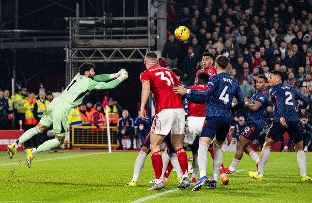 Arsenal seven points clear despite Forest stalemate · The 42