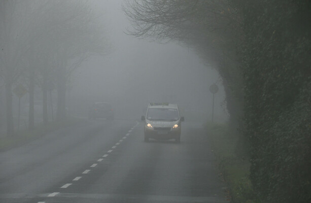 Road users warned of dense and freezing fog overnight · TheJournal.ie