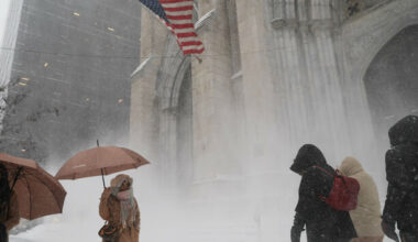 At least ten dead from massive winter storm in US as Trump questions reality of climate change