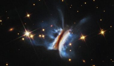 NASA's Hubble sees a stunning planet-forming disk. It's a real doozy.