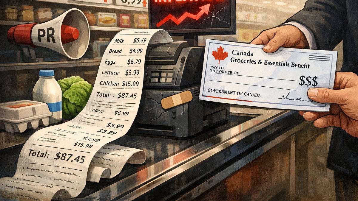 Why Ottawa Keeps Treating Food Inflation Like a PR Problem
