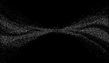flowing moving particles design background