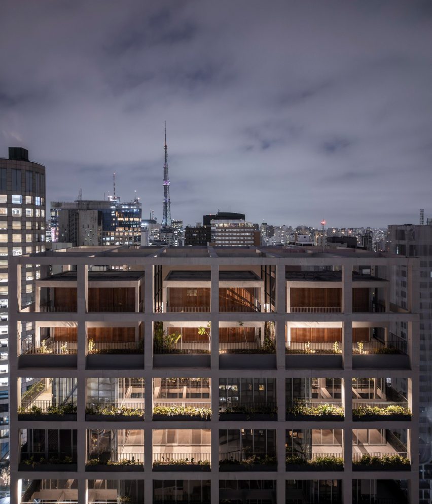 Triptyque building in Brazil