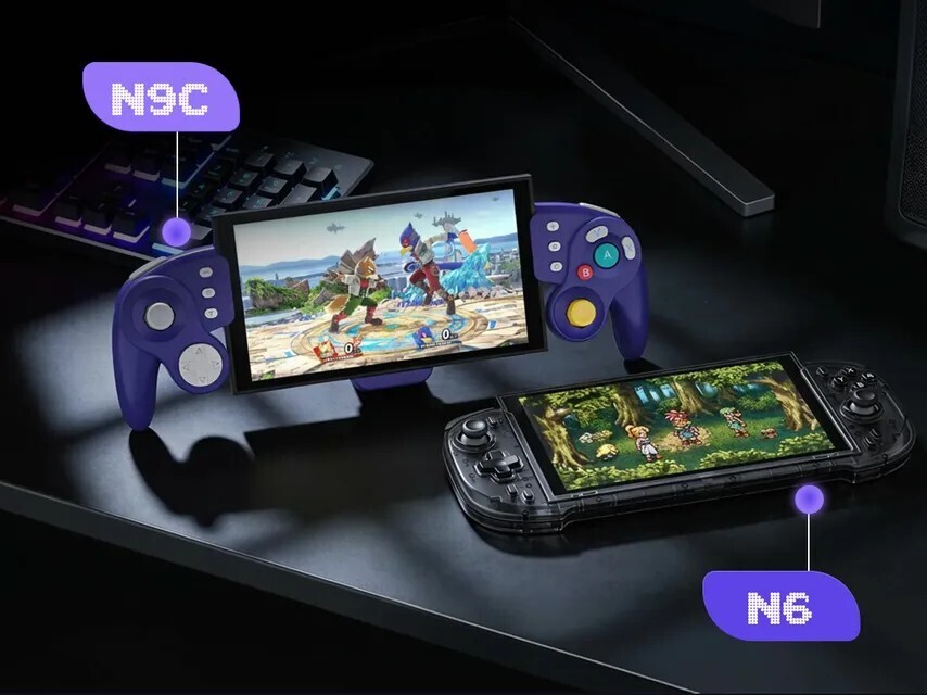 Abxylute N6 and N9C Switch 2 Controllers Boast Retro Looks, Hall Effect Sticks, and On-Board Macros