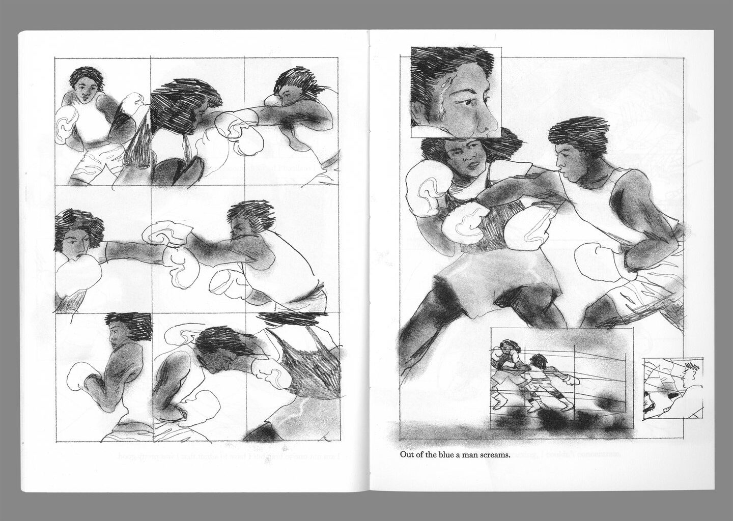 Leo Flügler’s whispery graphite comic tells the story of a female boxer struggling against sexism