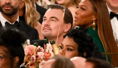 Leonardo DiCaprio's co-star gives context to viral Golden Globes clip