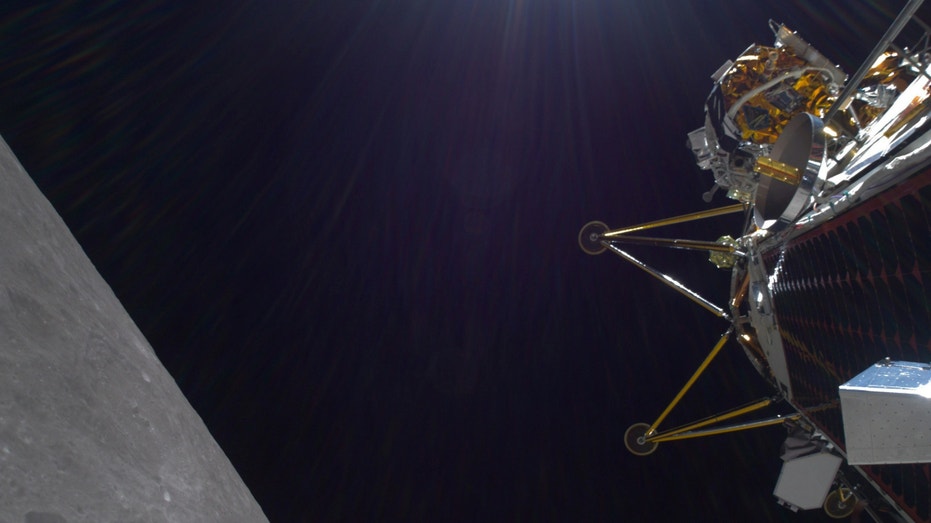 A data center being transported to the moon.