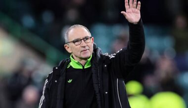 Martin O’Neill back as Celtic boss after Wilfried Nancy sacked