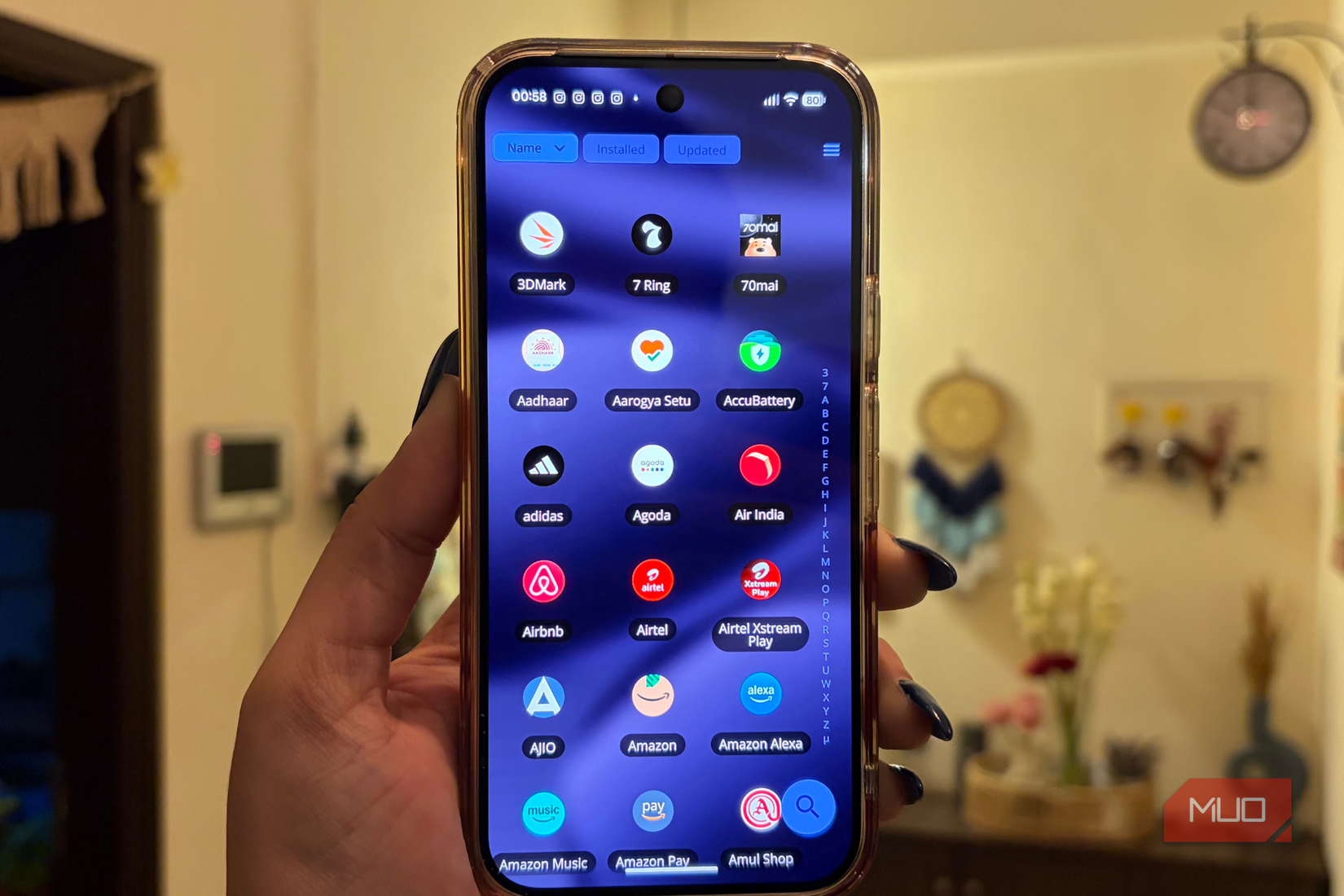 Octopi launcher app drawer