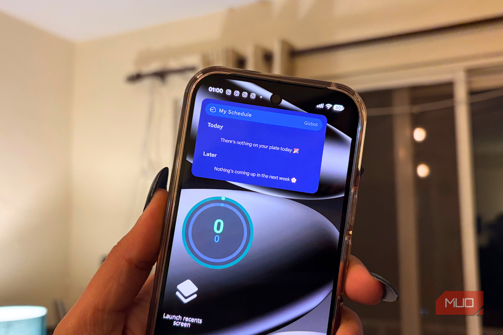 Octopi launcher widgets