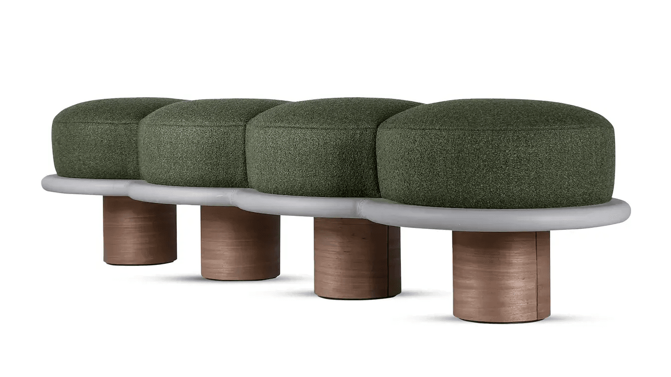 Image may contain Furniture Couch and Ottoman Interior Design Interior Design Styles Home Decor Ideas Furniture Designs...