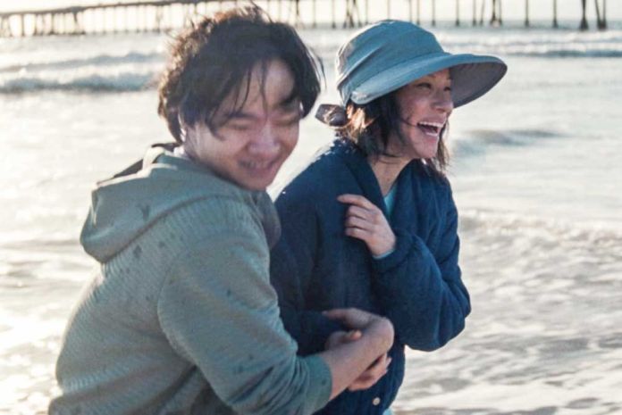 Lucy Liu and Lawrence Shou in ROSEMEAD