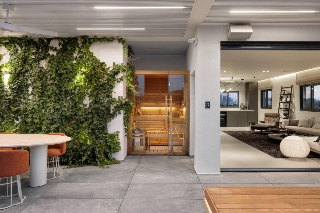 סאונה בבית, תכנון: צביה קזיוף