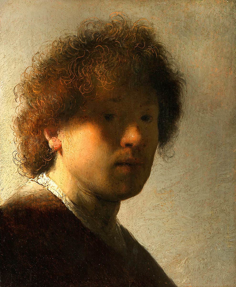rembrandt self portrait early age