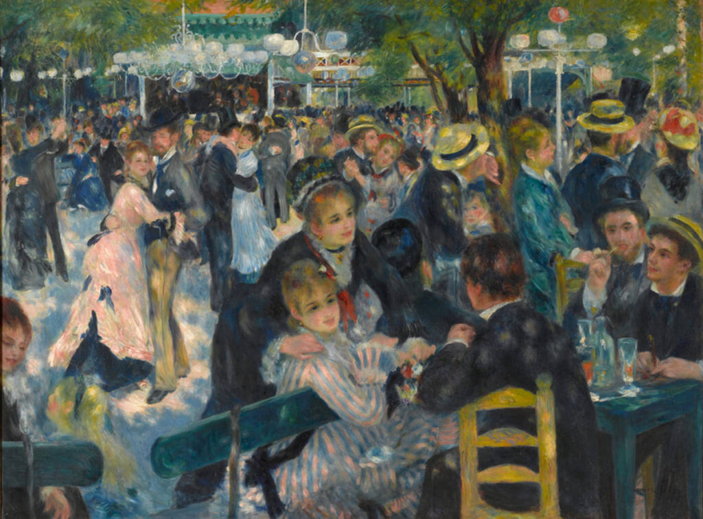 Renoir's painting 'Dance at the Moulin de la Galette'