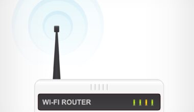 router with wireless network signal