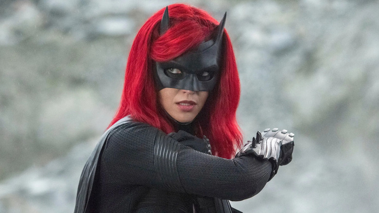 Ruby Rose as Kate Kane in her Batwoman costume on Batwoman