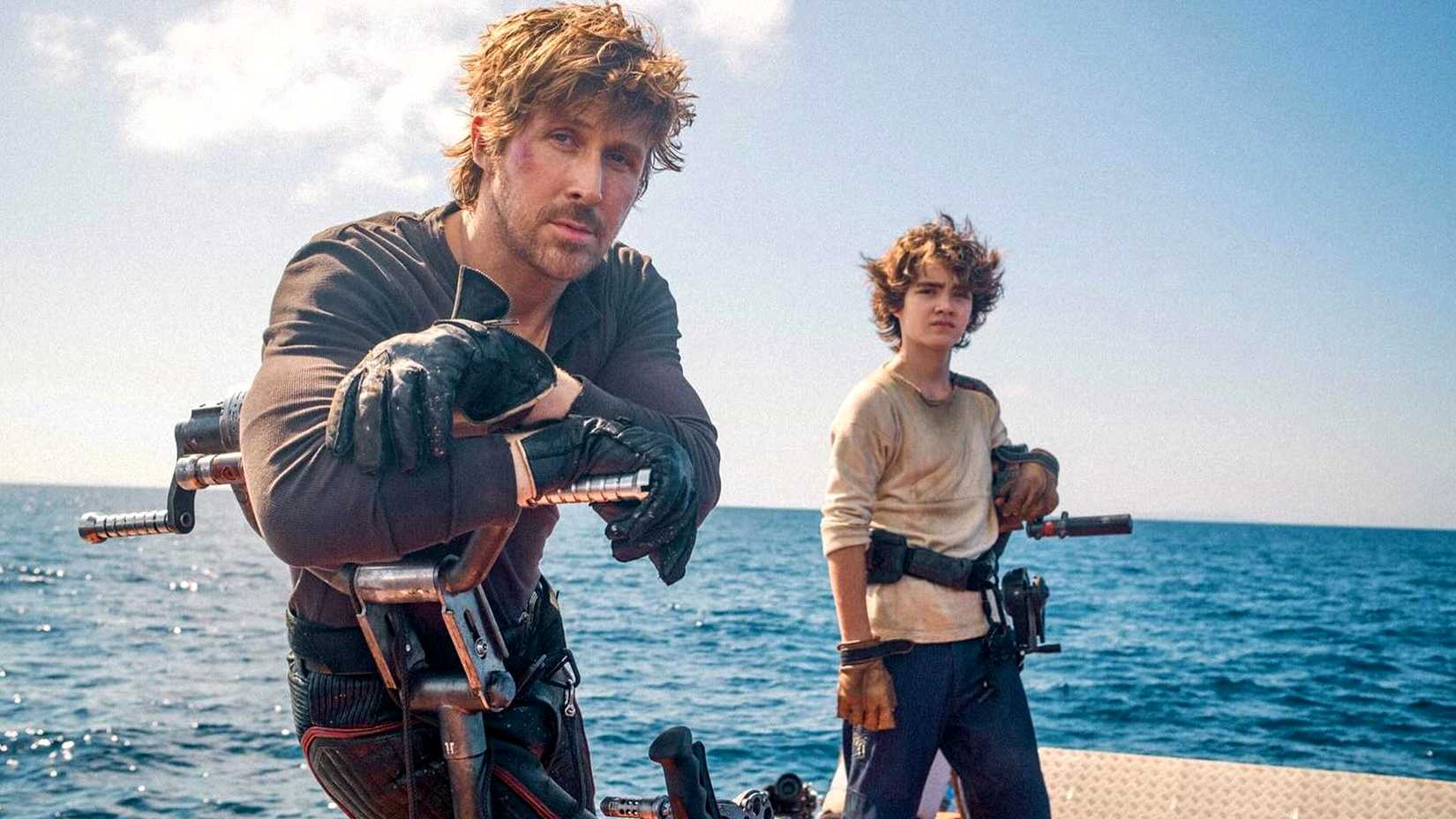 Ryan Gosling and Flynn Gray in Star Wars Starfighter