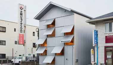 schemata architects transforms japanese townhouse into office