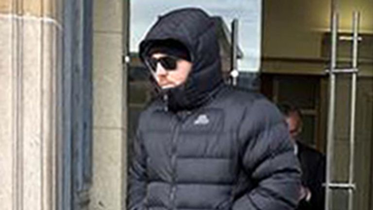 David Gowans leaving Dundee Sheriff Court in November. Pic: PA