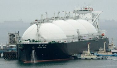 An LNG tanker. Pic: AP