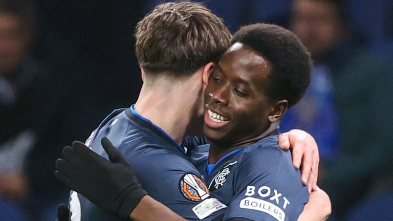 Rangers' Djeidi Gassama scored early on against Porto