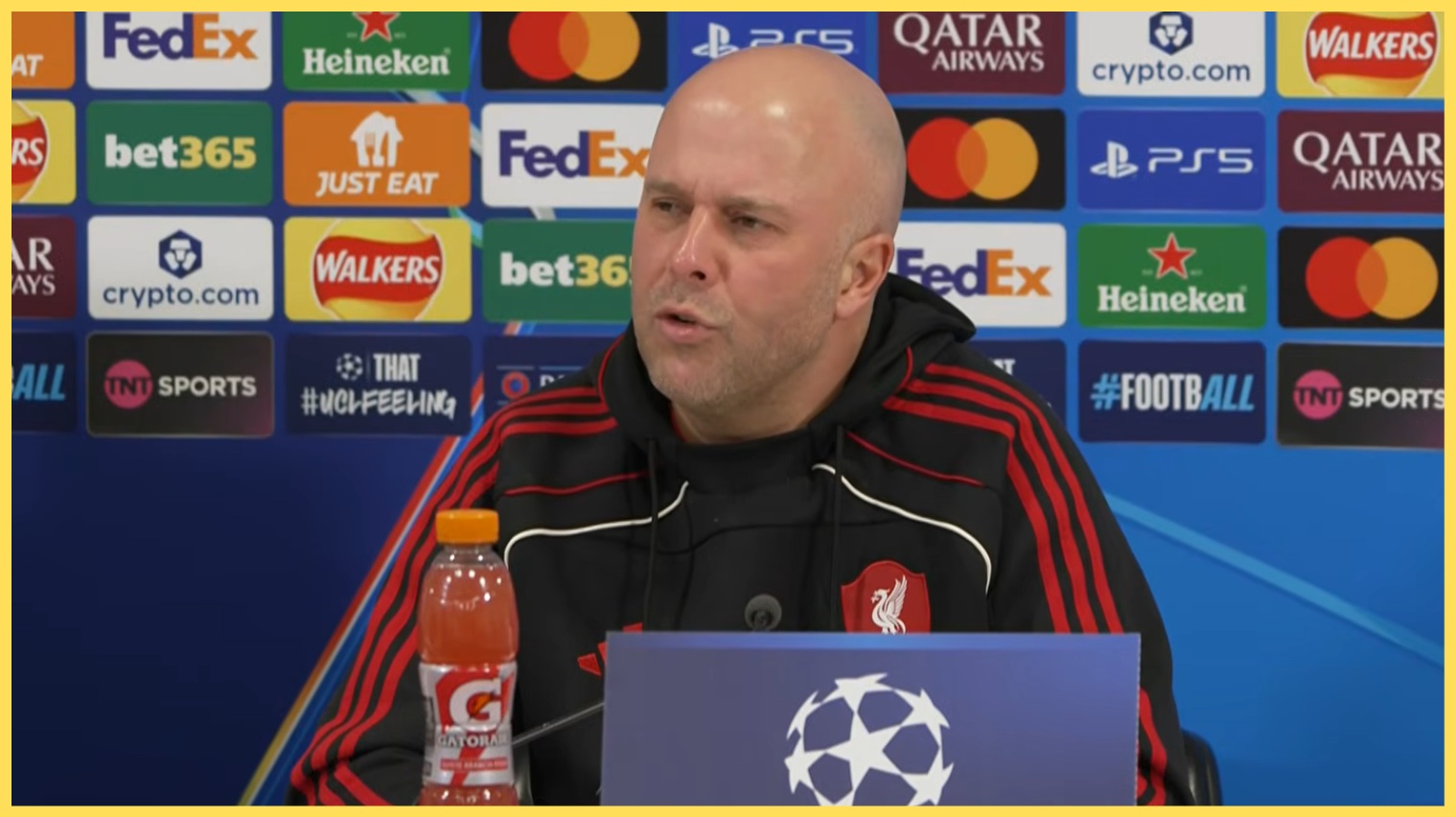 Arne Slot has spoken out about the challenges he