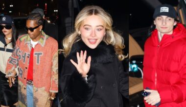 Rihanna, Sabrina Carpenter & ‘Stranger Things’ Cast Attend ‘SNL’ After Party With Finn Wolfhard & A$AP Rocky: Full Guest List! | ASAP Rocky, Charlie Heaton, Finn Wolfhard, Gaten Matarazzo, Joe Keery, Marcello Hernandez, Matt Duffer, Natalia Dyer, Rihanna, Ross Duffer, Sabrina Carpenter, Saturday Night Live, Slideshow, The Duffer Brothers | Celebrity News and Gossip | Entertainment, Photos and Videos | Just Jared