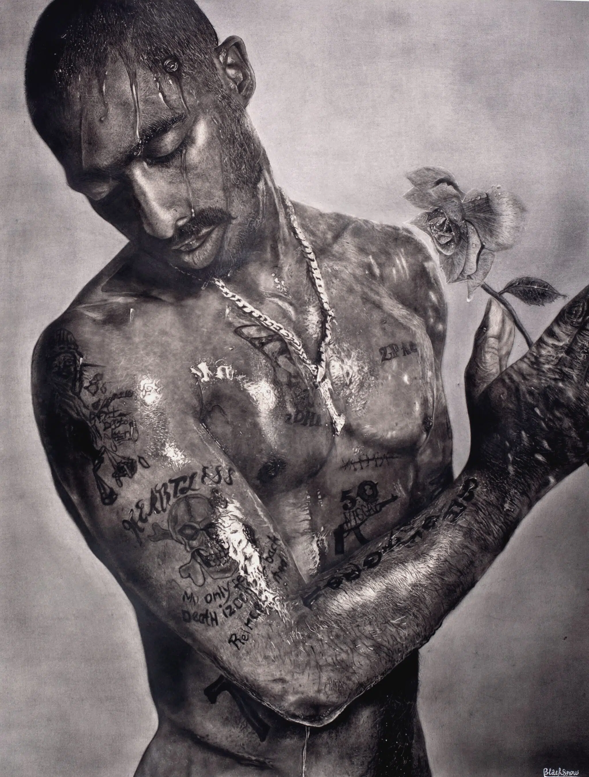 Hyperrealistic pencil drawing by Stanley Ejike Nwite