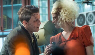 New Look at Christian Bale & Jessie Buckley in Maggie Gyllenhaal's 'The Bride!'