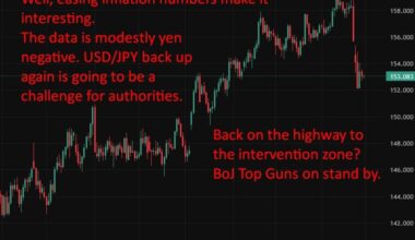 Tokyo inflation cools in January, reducing BoJ rate hike urgency. Weight on yen.