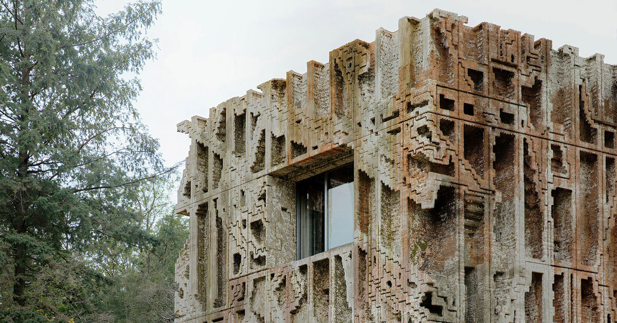 3D printed sand blocks sculpt tùr house’s adaptable facade