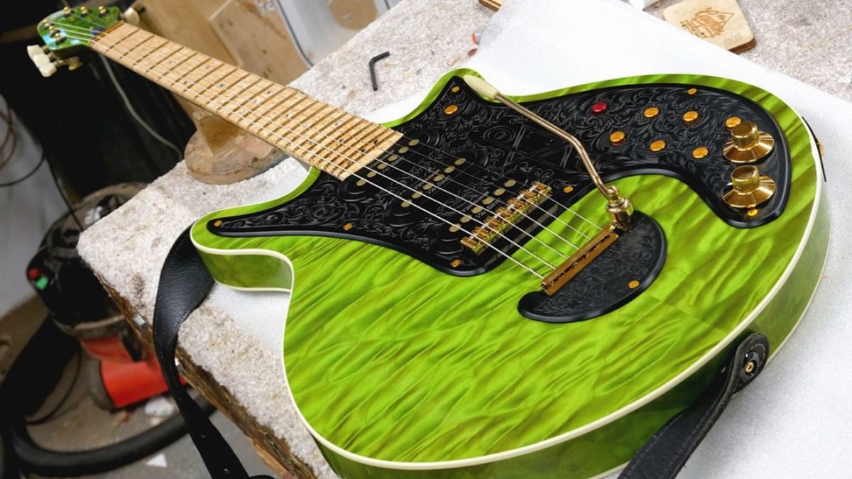 Steve Vai's Green Red Special Guitar