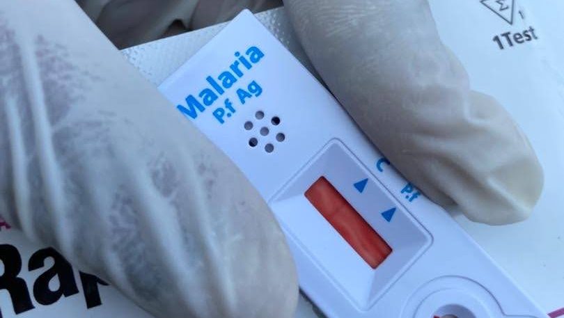 Malaria test result of one Makoko resident