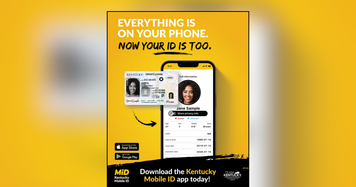 Kentucky launches first digital ID app for air travel and age verification