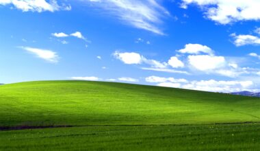 Bliss Microsoft XP background image